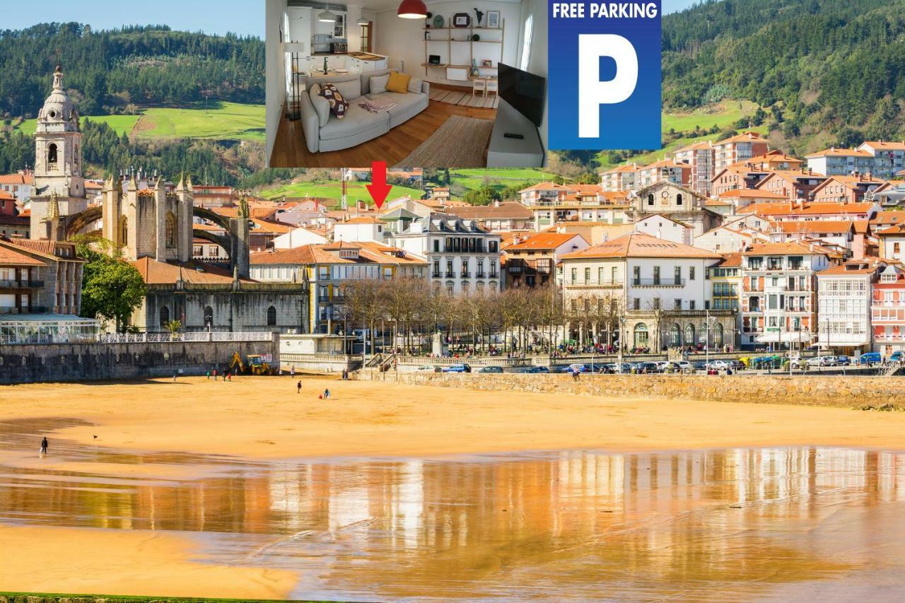 Elizape Con Ascensor Y Parking Gratis Apartment Lekeitio Bagian luar foto
